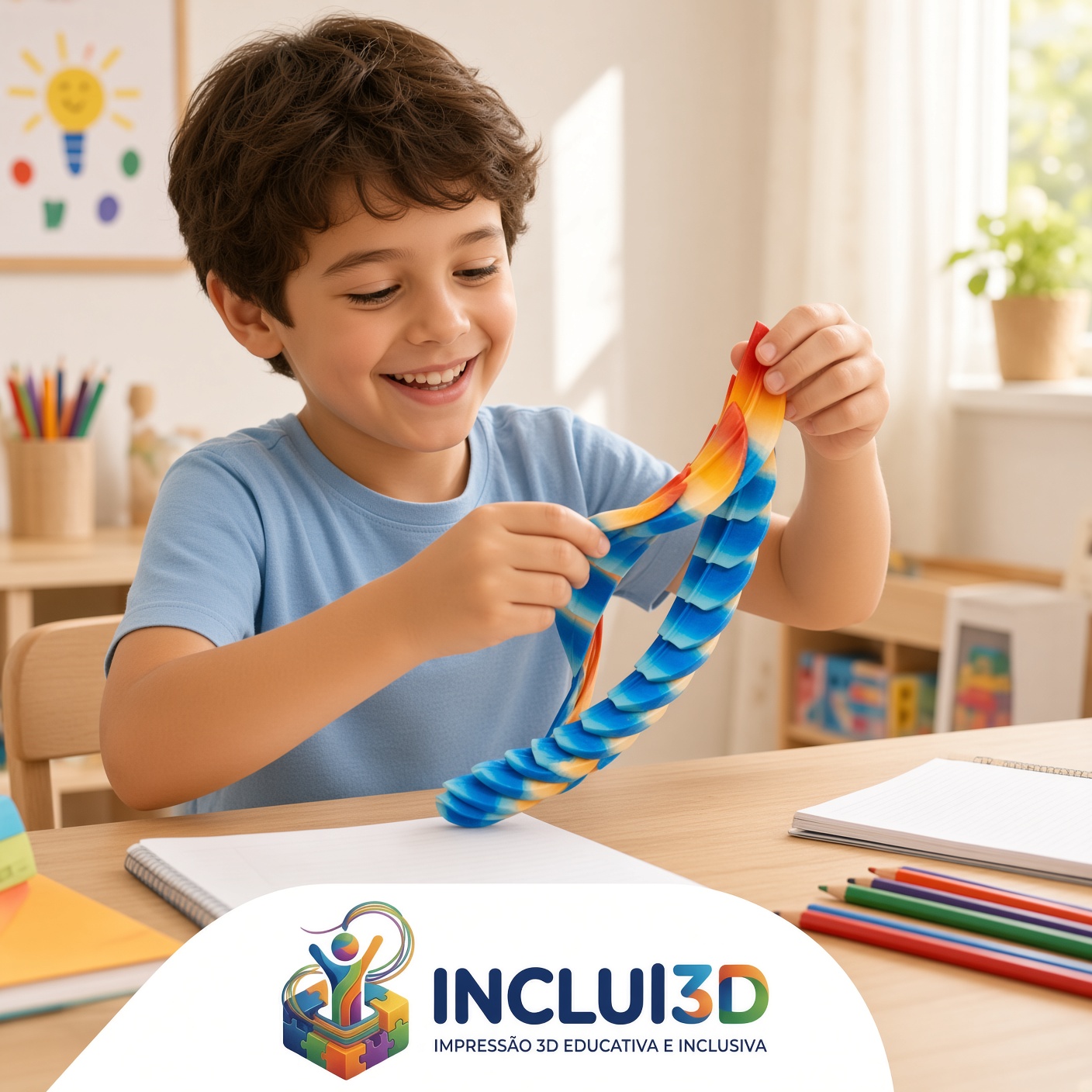 Ovo Sensorial Expansível em 3D